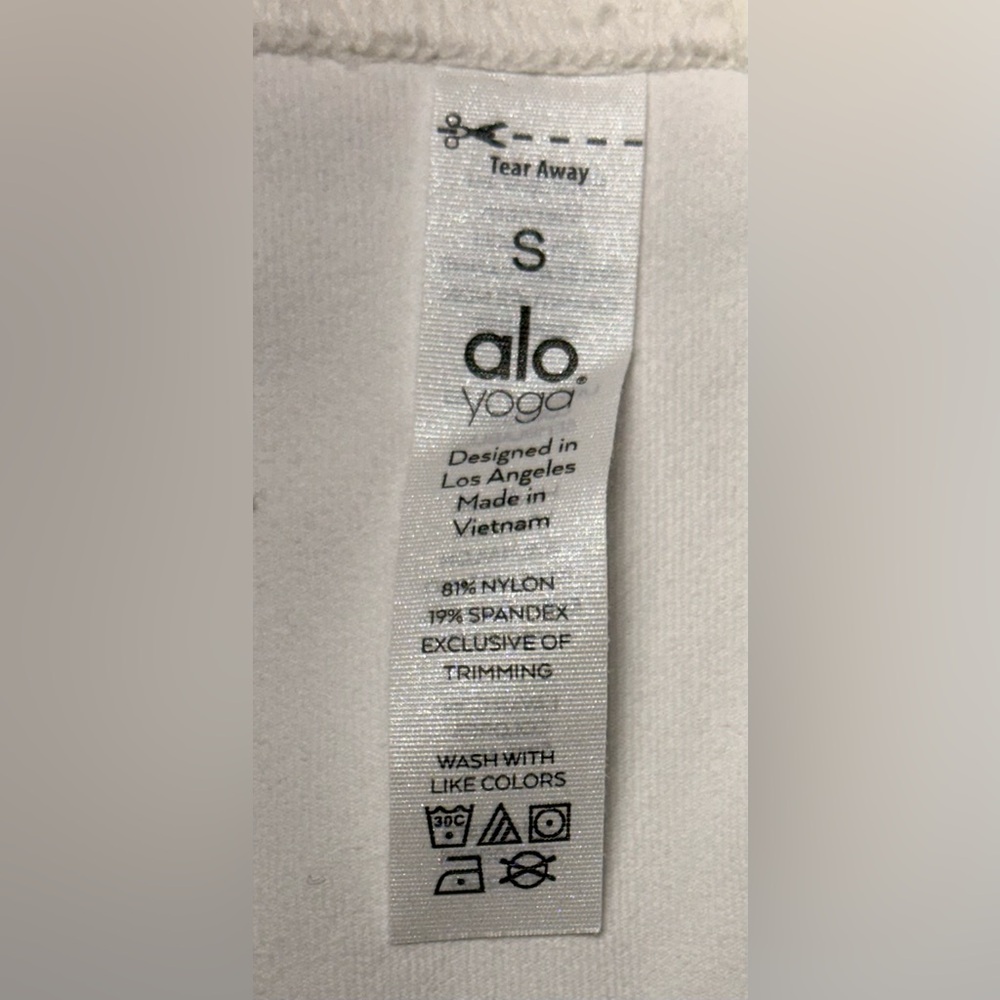 ALO Yoga Off-White Flare Pants - Picture 5 of 5